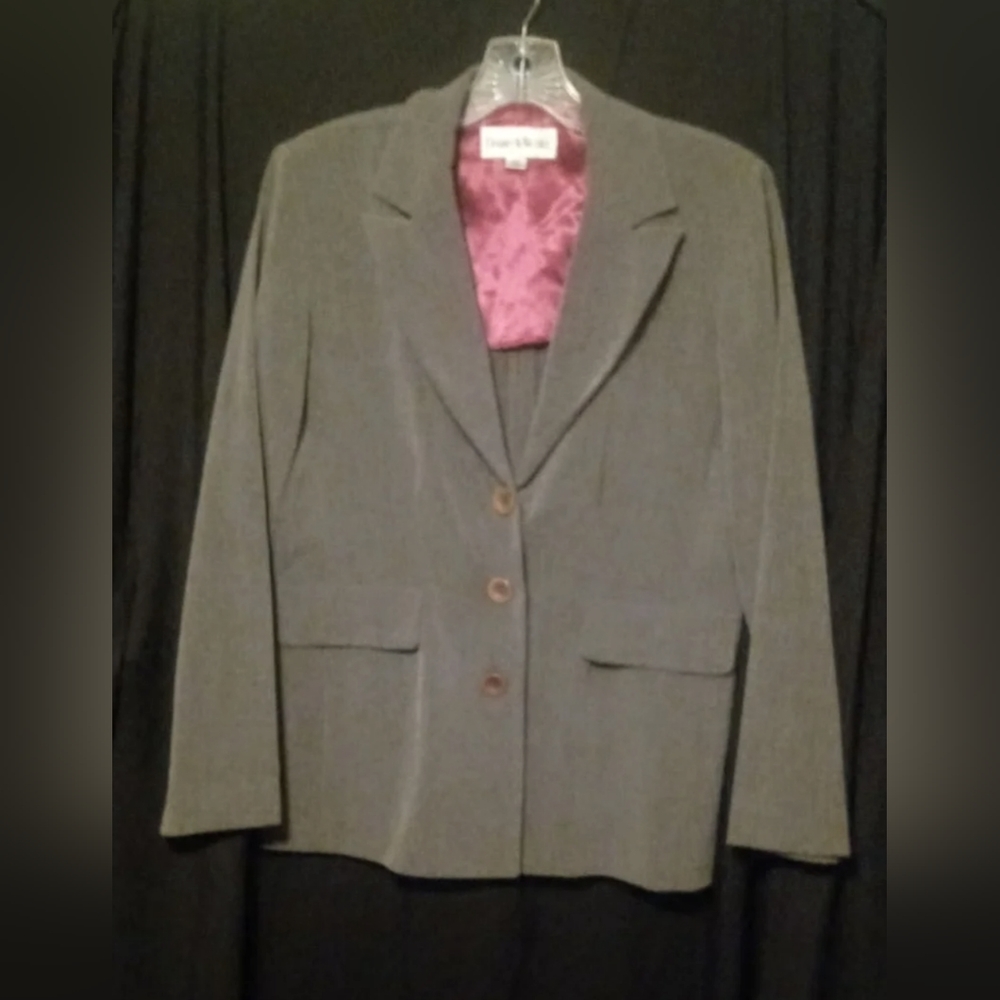 Women's Danny & Nicole Size 10P Double Breasted Blazer/Suit Jacket